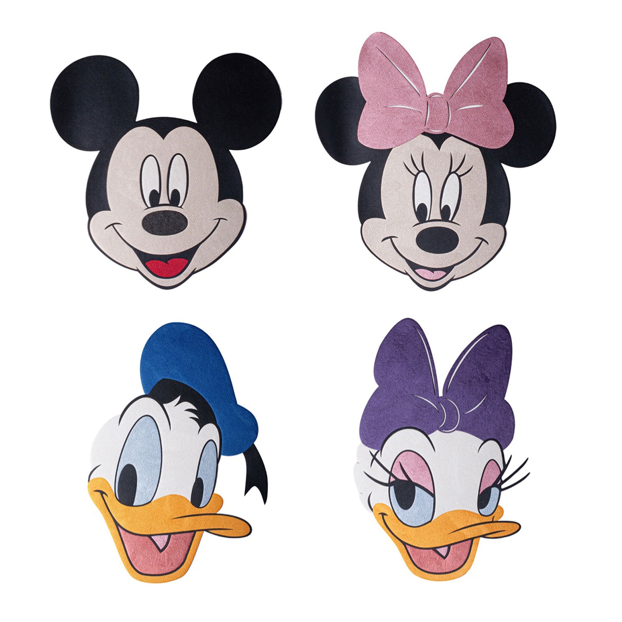 Disney - Individuales Mickey, Minnie, Donald y Daisy set x4