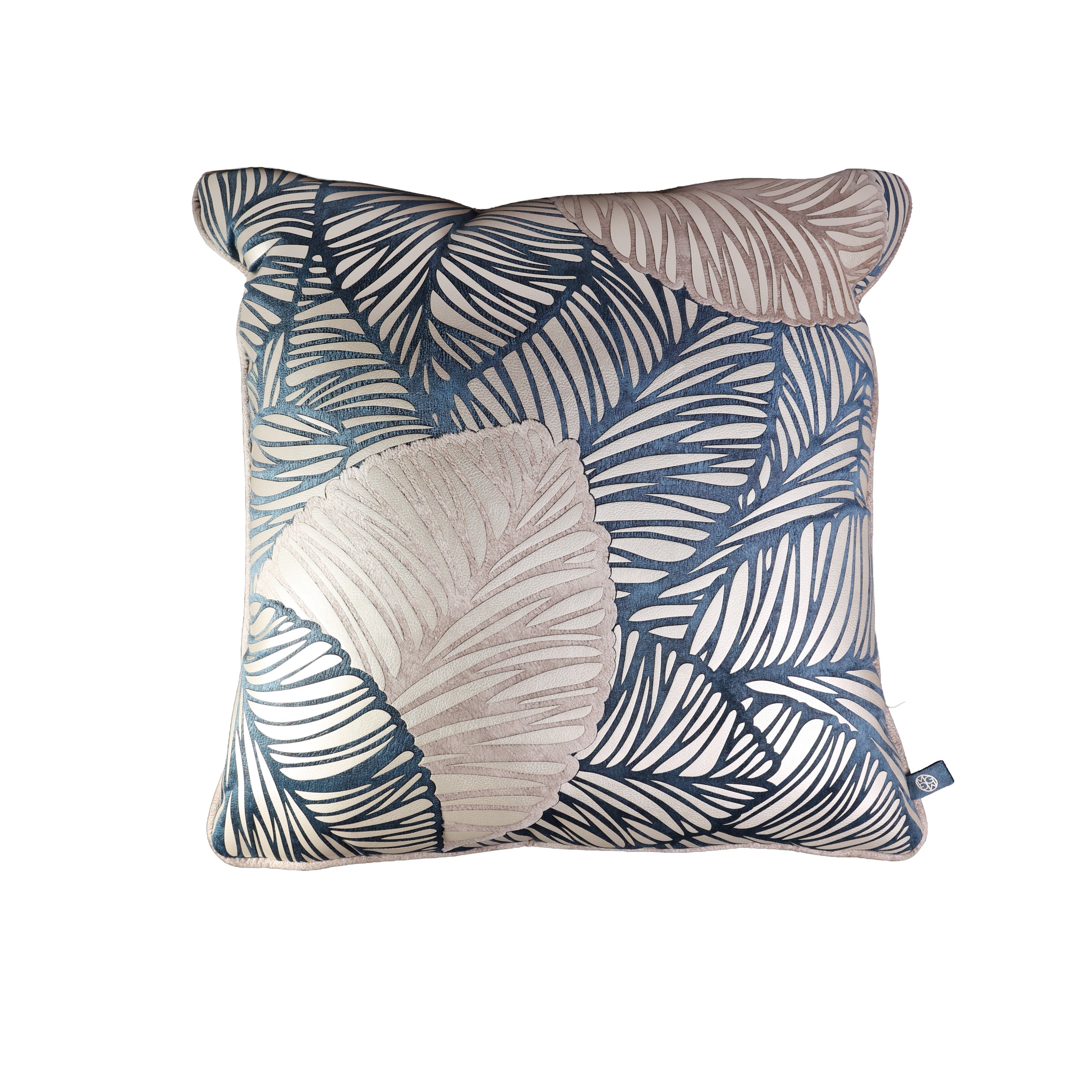 Palma Cojin - Indigo/Camel