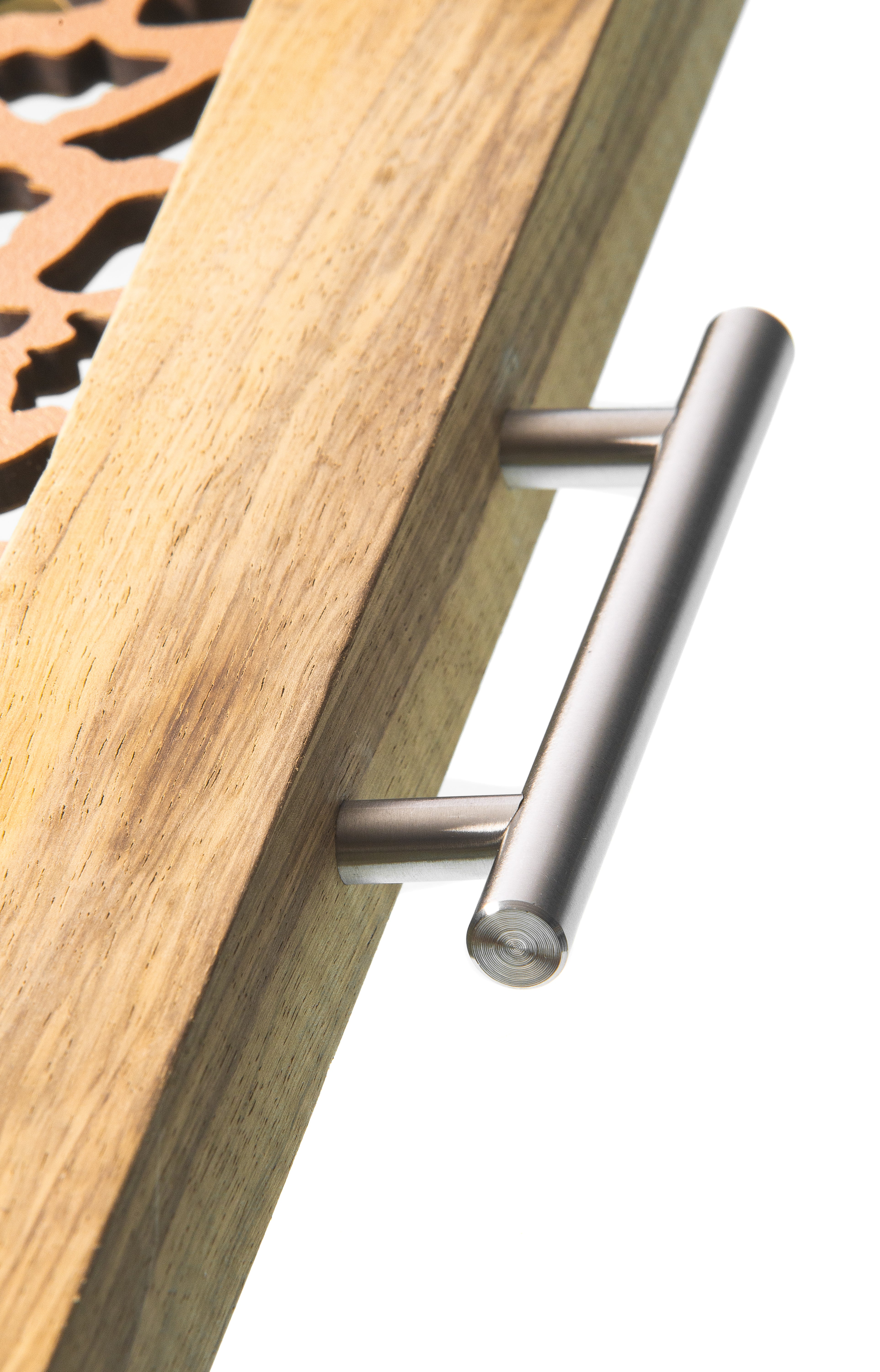 Sinapsis - Bandeja Rectangular Grande / Madera Natural