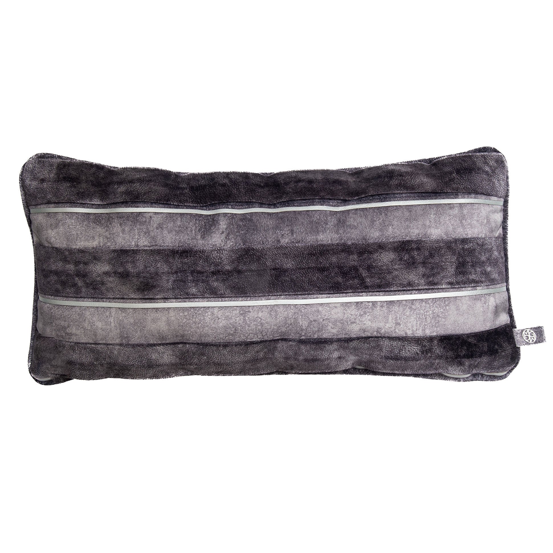 Horizontal Cojin - Plomo/Plata