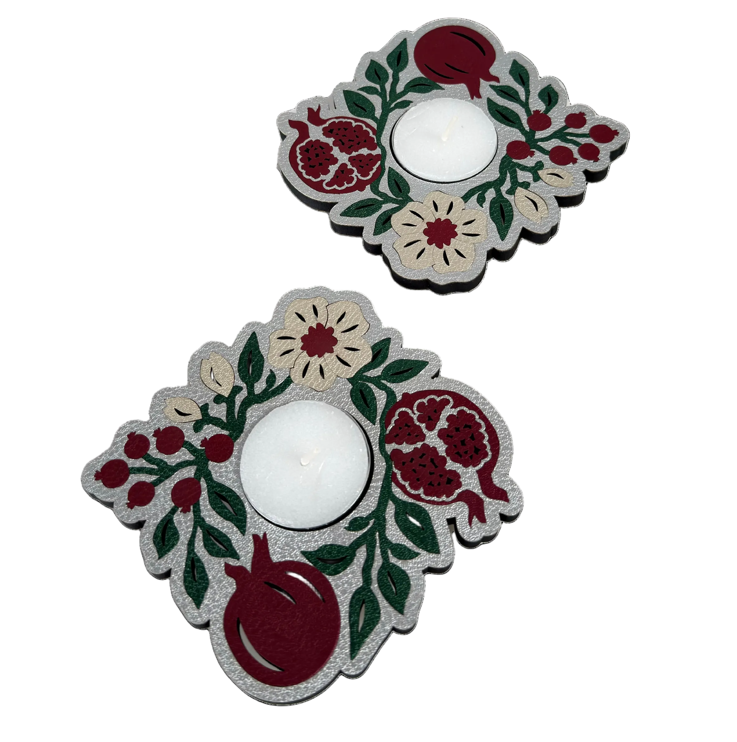 Rimón- Candelabro Sencillo Multicolor Set x2
