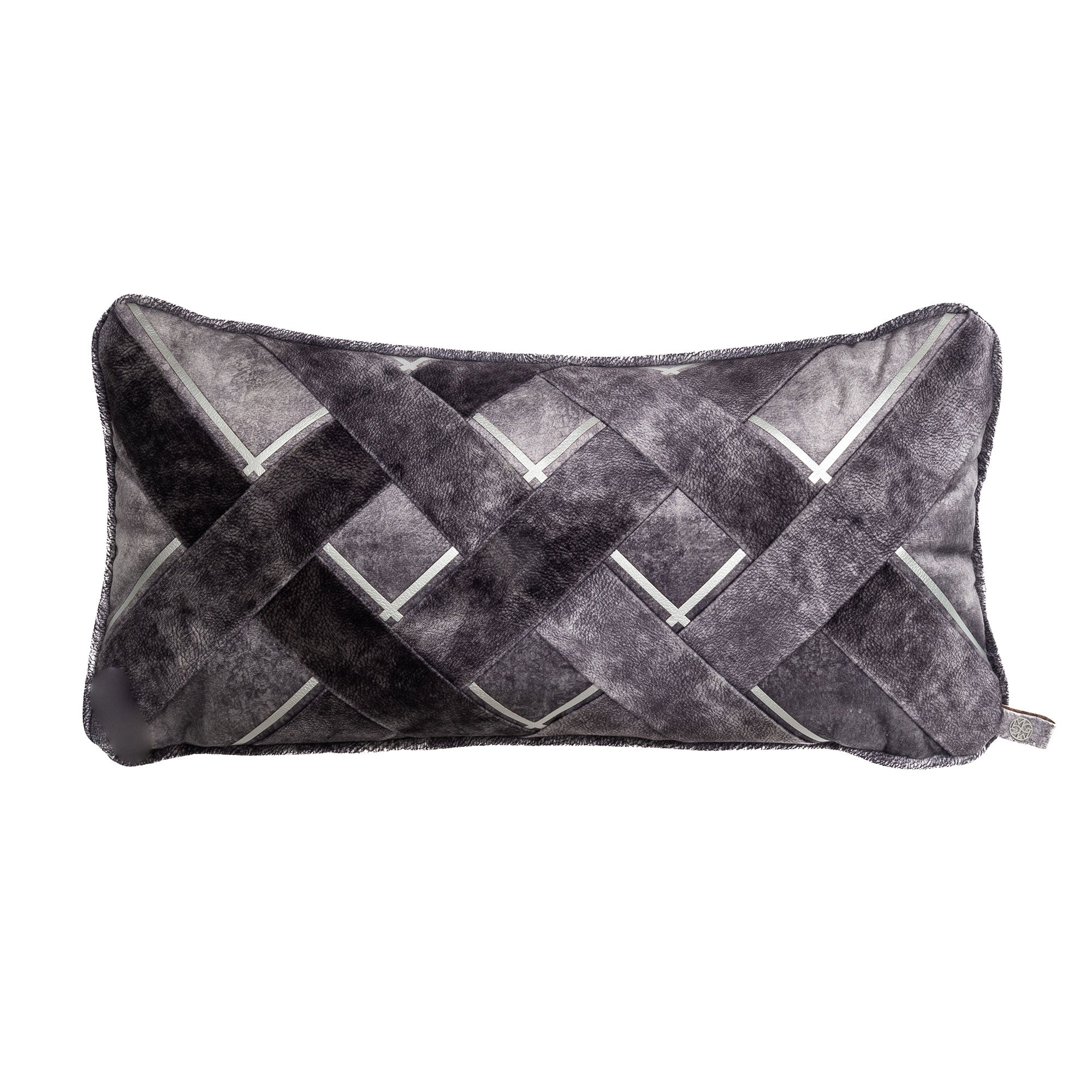 Trenza Cojin - Plomo/Plata