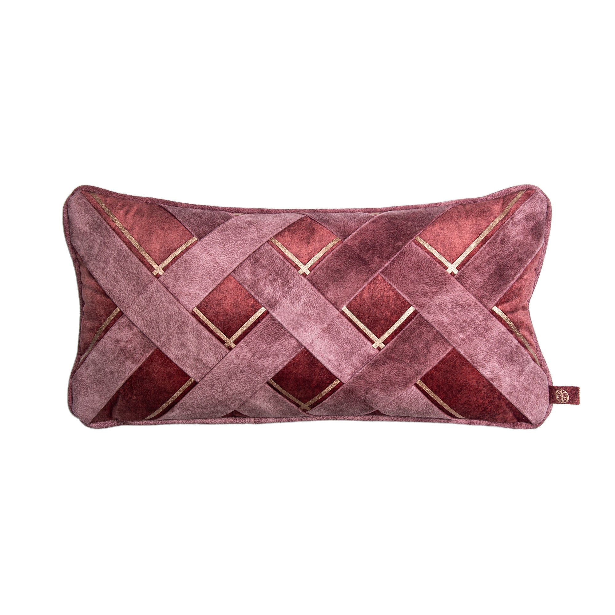 Trenza Cojin - Salmon/Rose