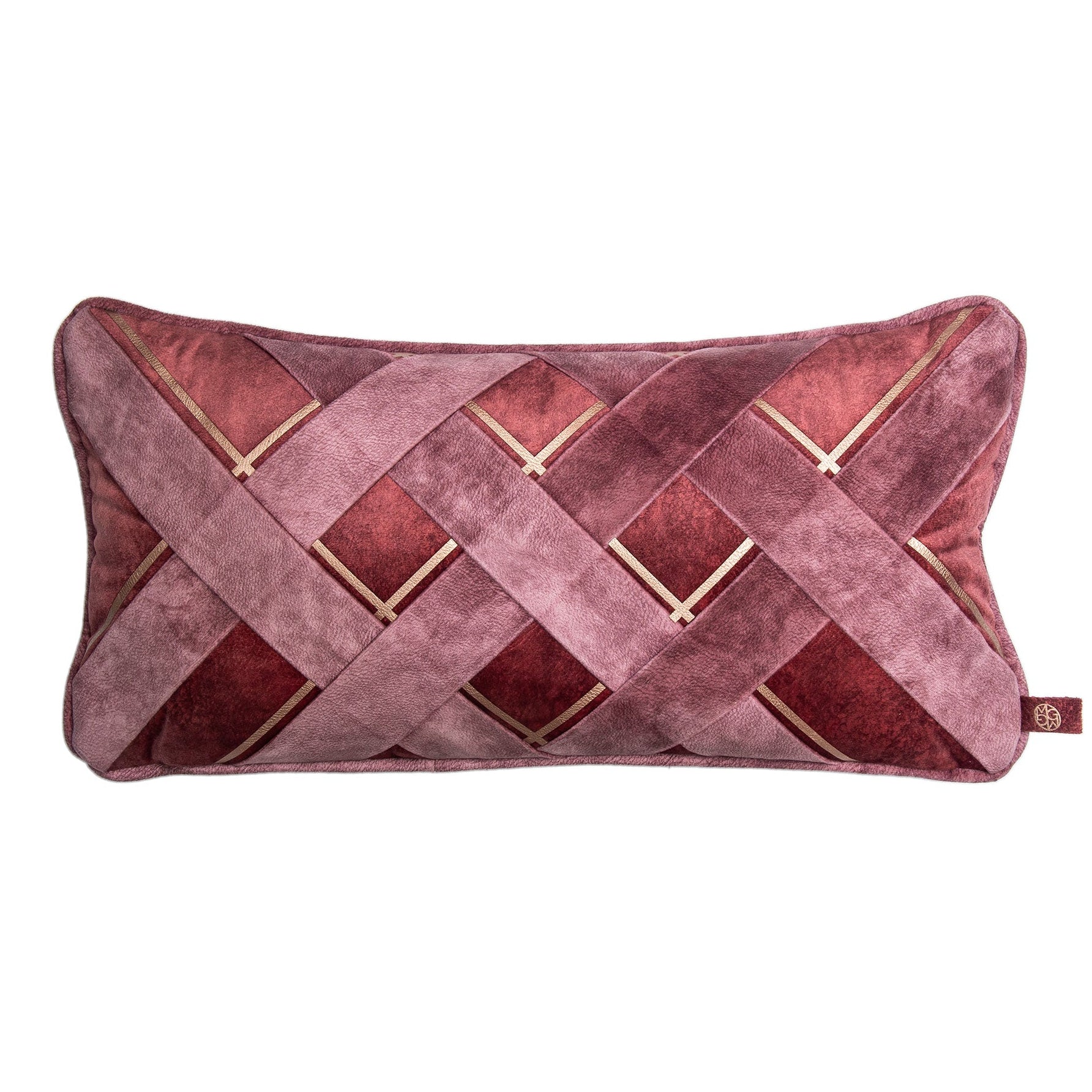 Trenza Cojin - Salmon/Rose