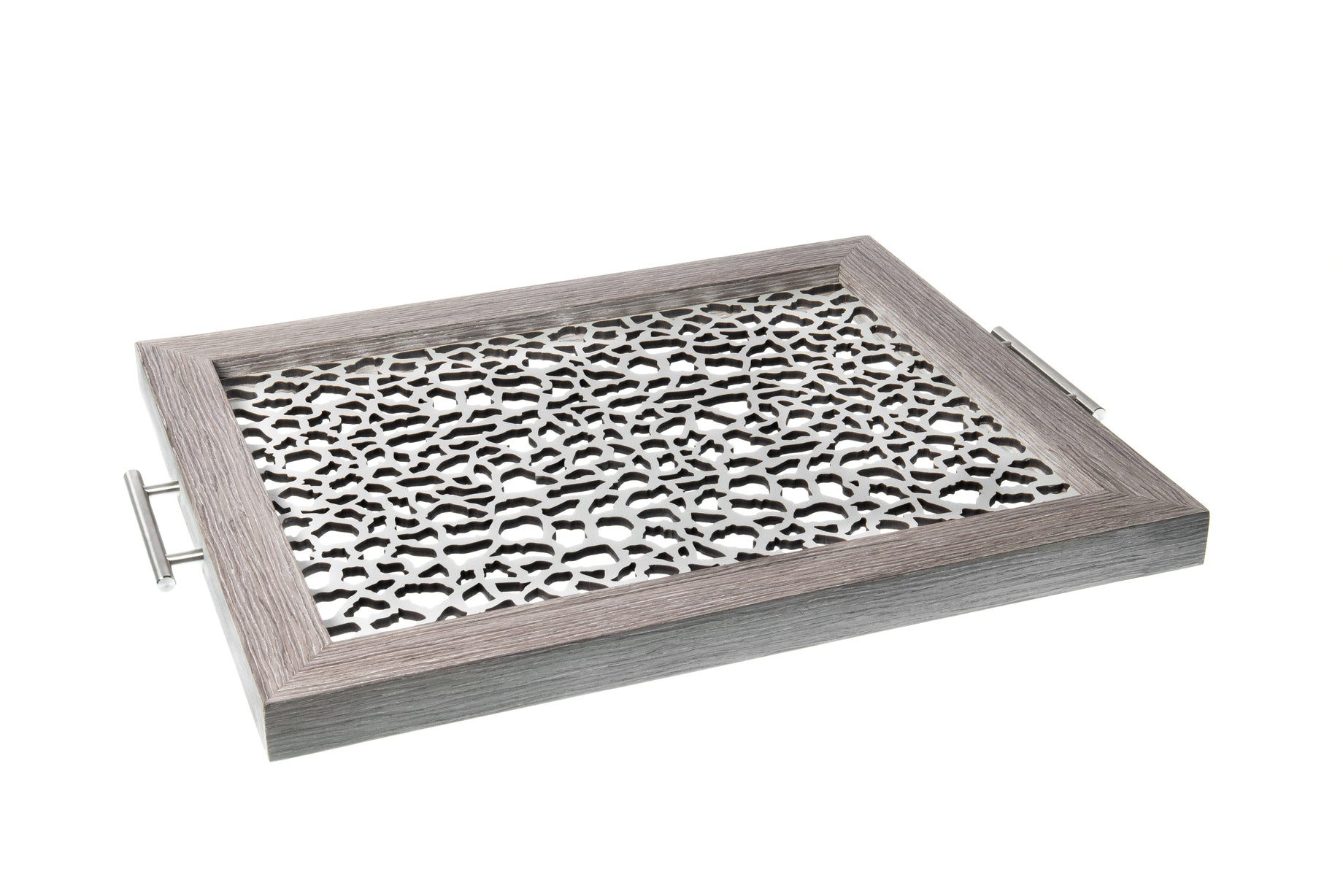 Jirafa - Bandeja Rectangular Grande / Madera Gris