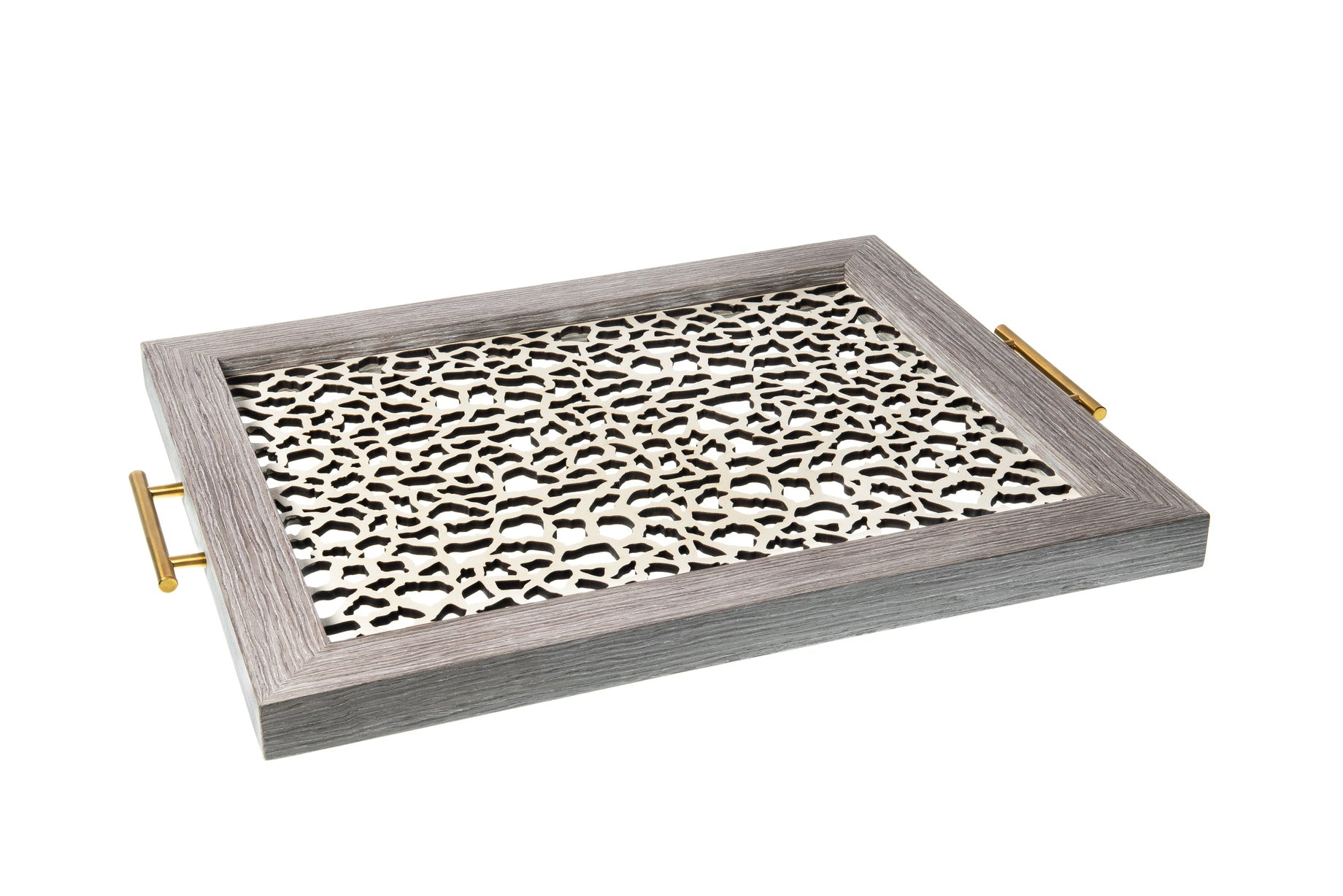 Jirafa - Bandeja Rectangular Grande / Madera Gris