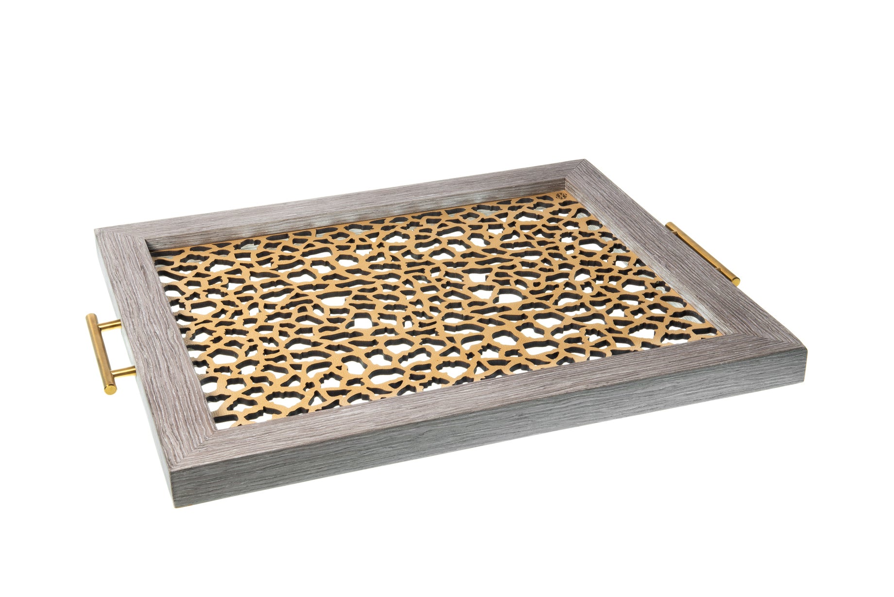 Jirafa - Bandeja Rectangular Grande / Madera Gris