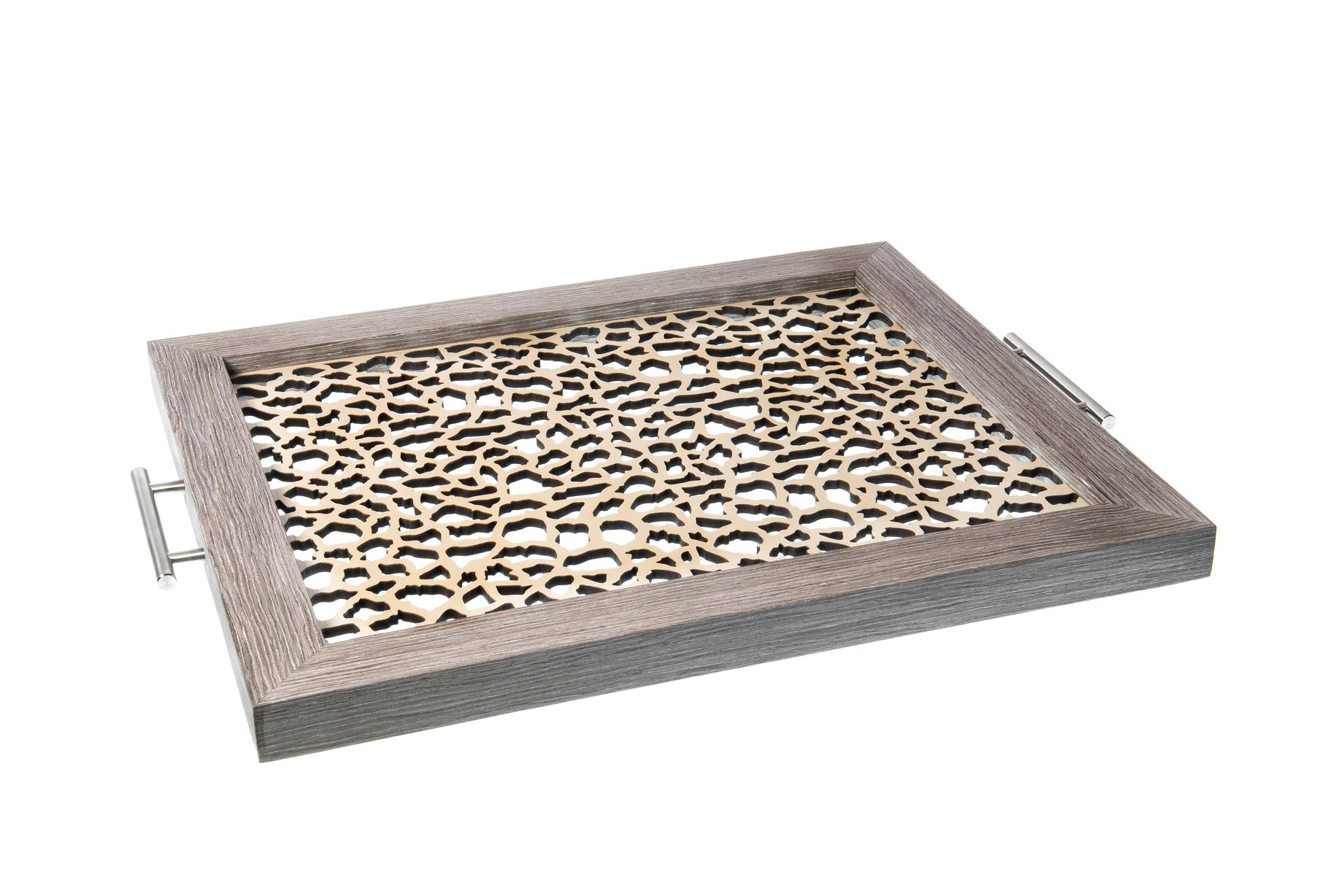 Jirafa - Bandeja Rectangular Grande / Madera Gris