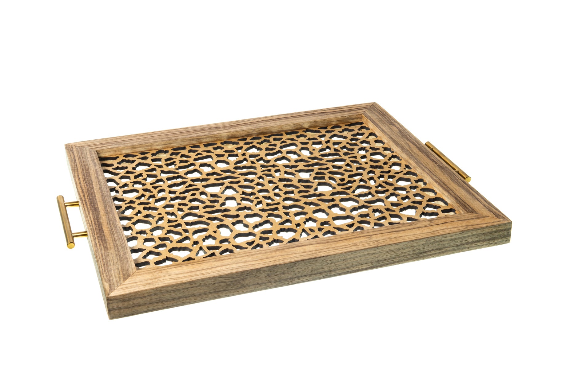 Jirafa - Bandeja Rectangular Grande / Madera Natural