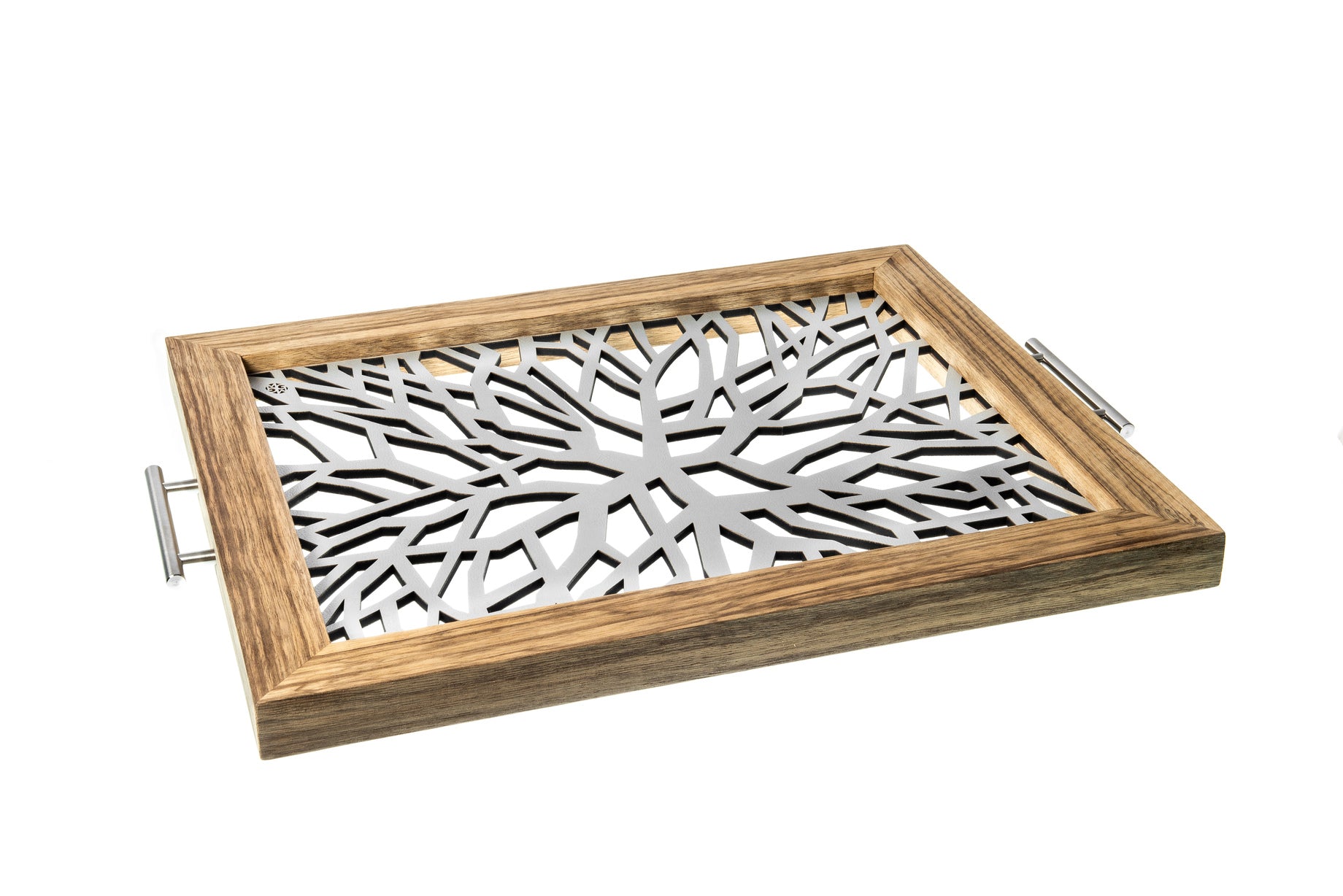 Sinapsis - Bandeja Rectangular Grande / Madera Natural