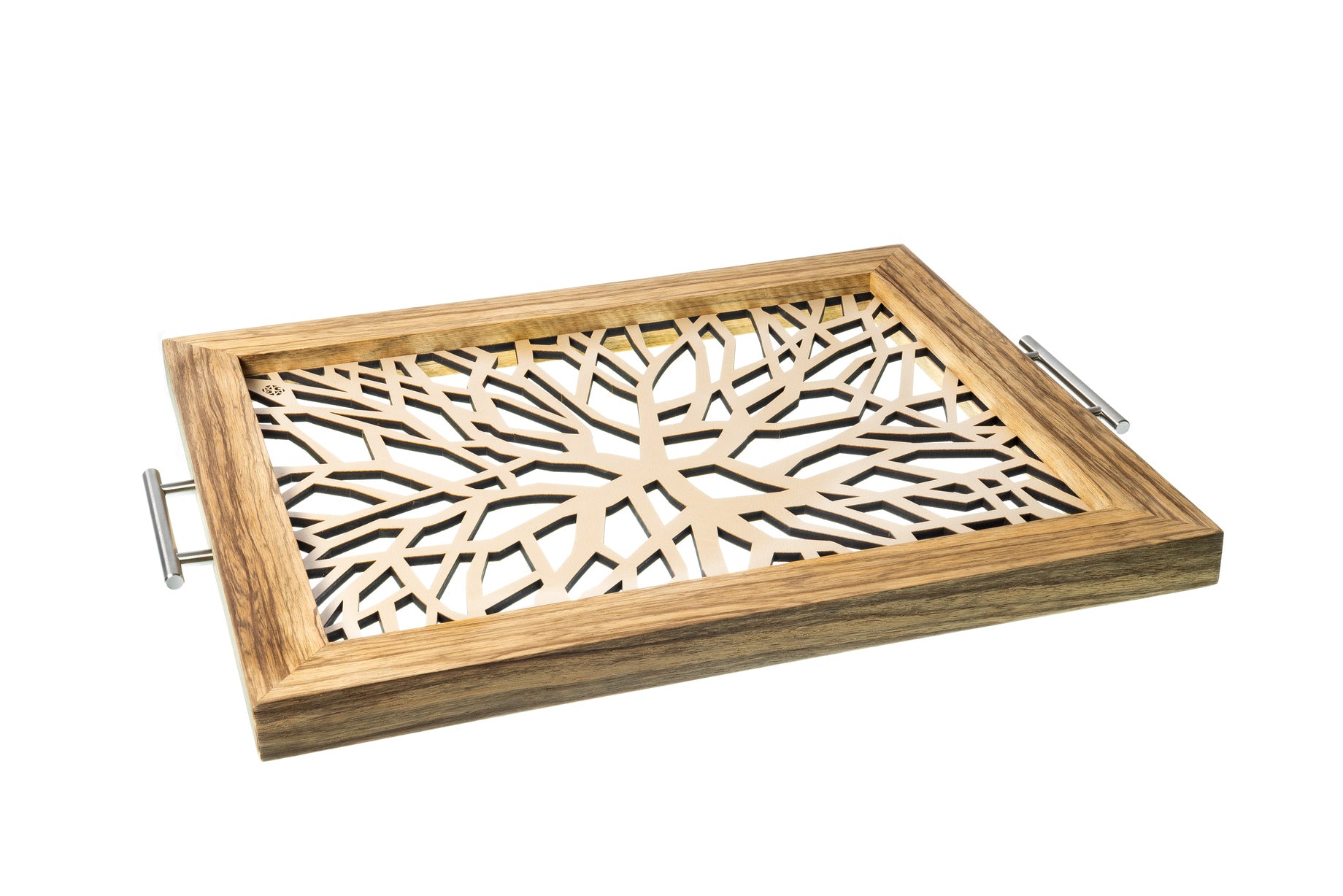 Sinapsis - Bandeja Rectangular Grande / Madera Natural