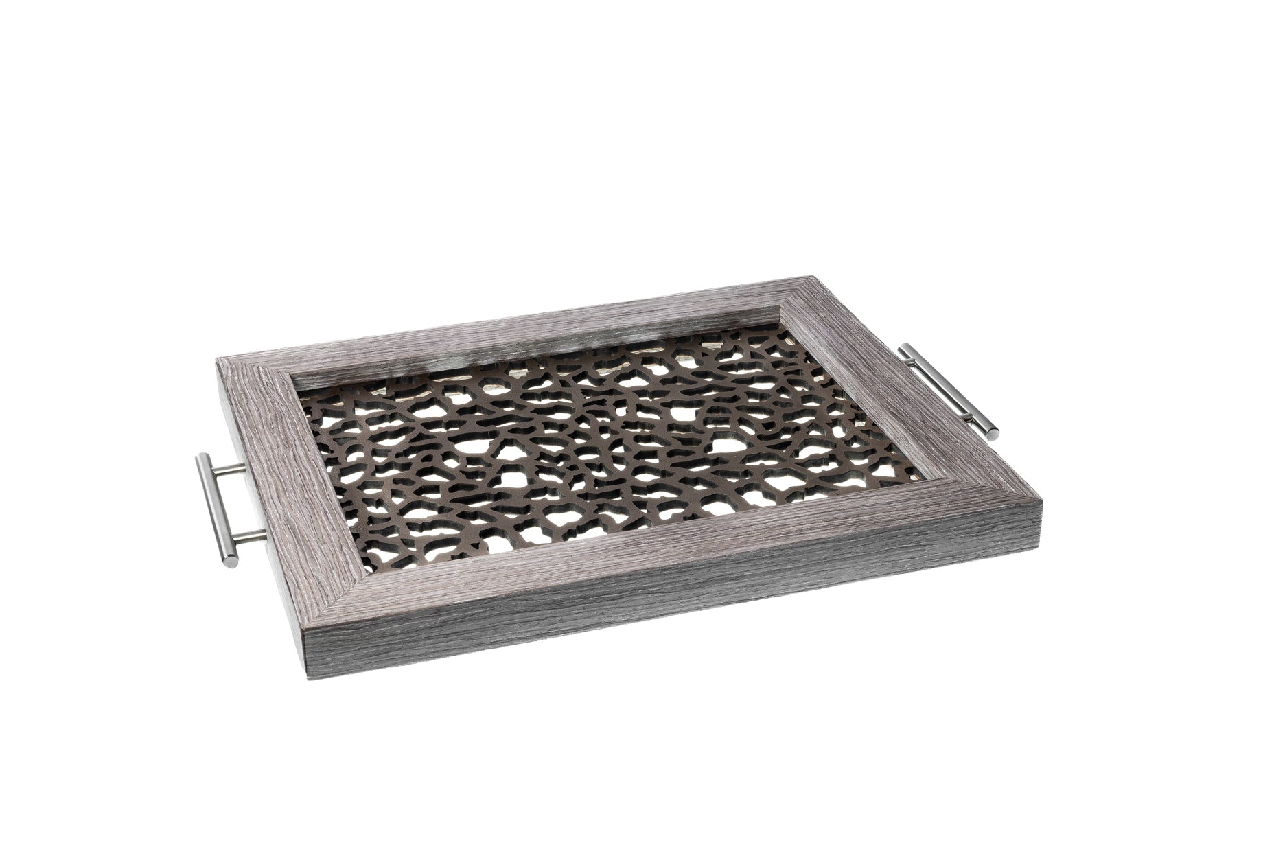 Jirafa - Bandeja Rectangular Mediana / Madera Gris