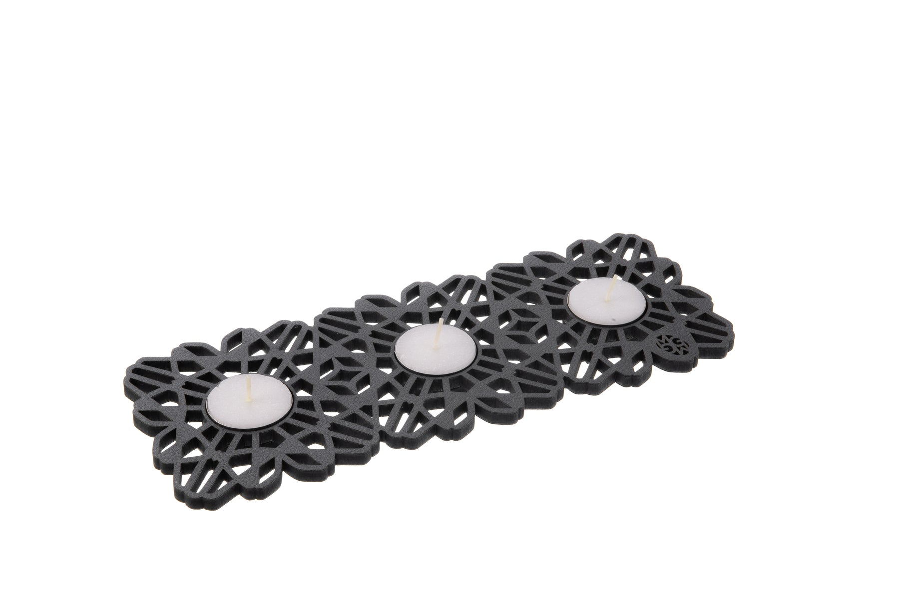 Flor Geo - Candelabro Triple