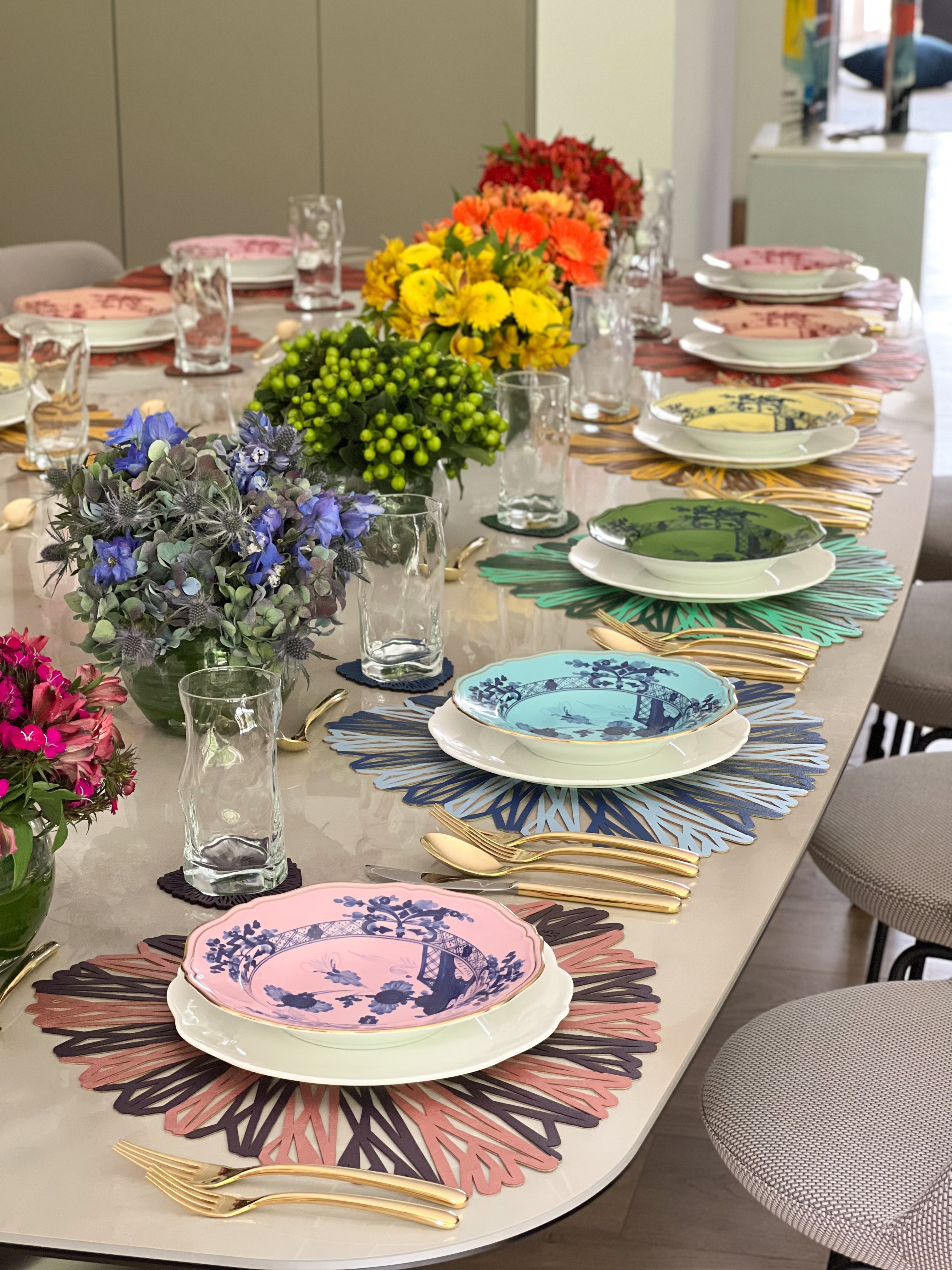 Zafiro Rainbow Collection - Set x6 Portavasos en 6 colores