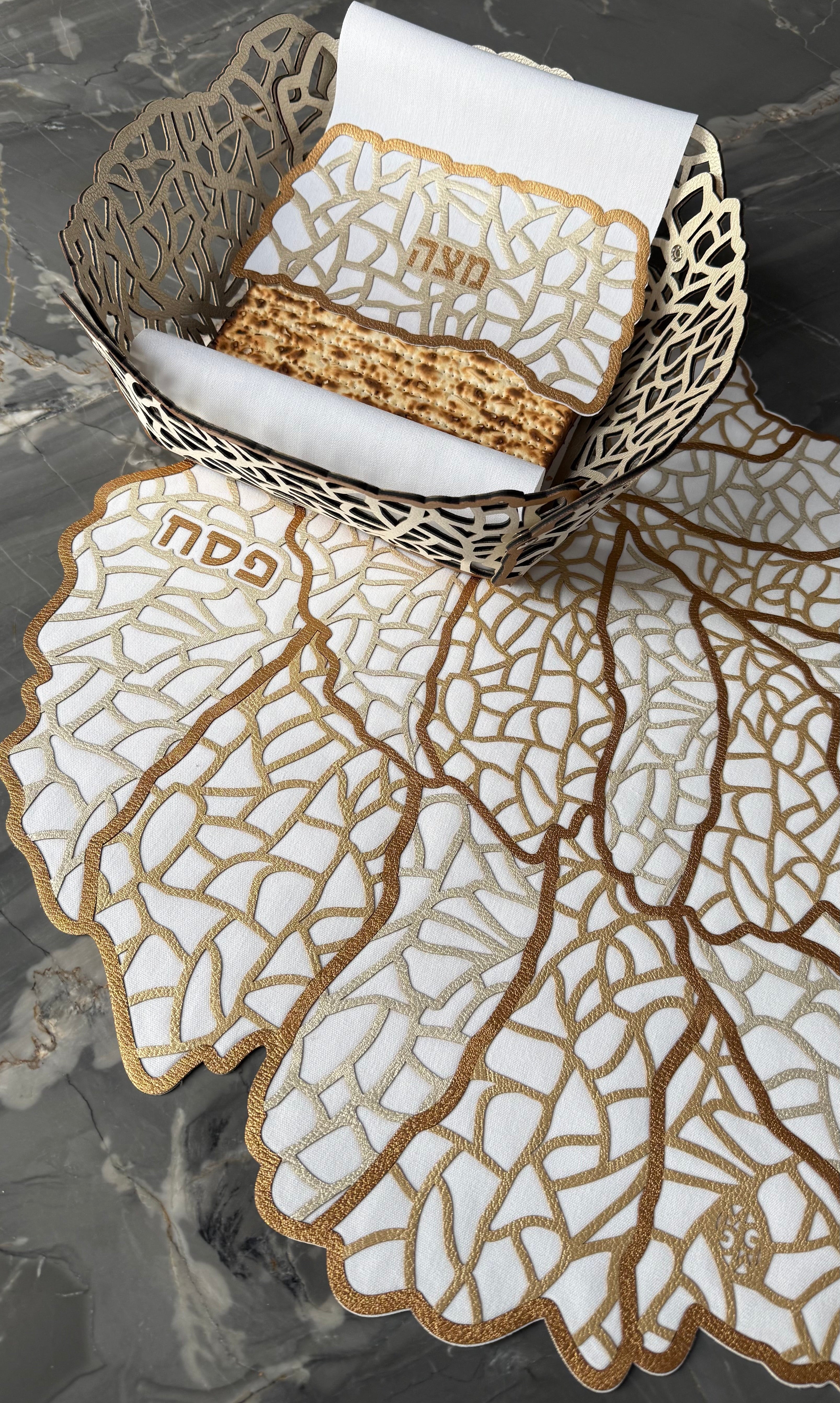 Soft Oak Leaf - Cobertor Pesaj 3 divisiones