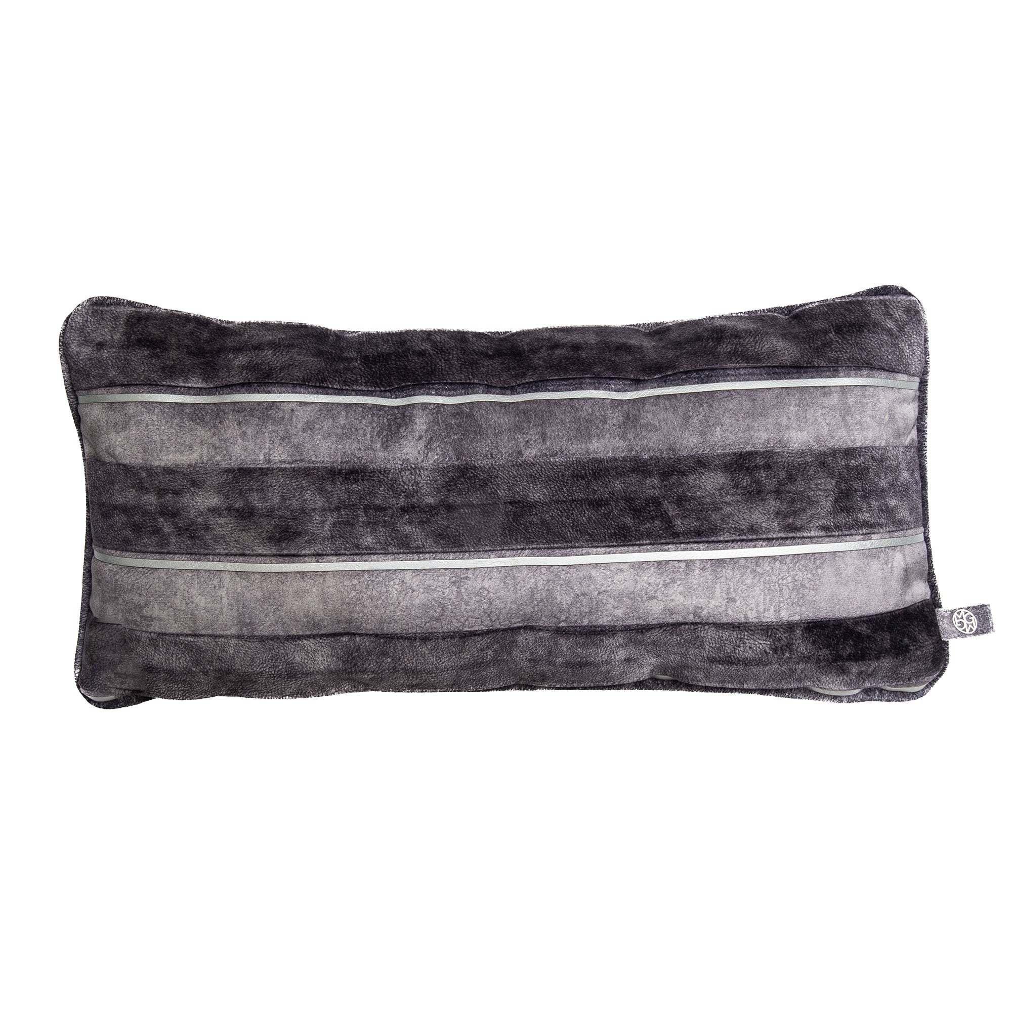 Horizontal Cojin - Plomo/Plata