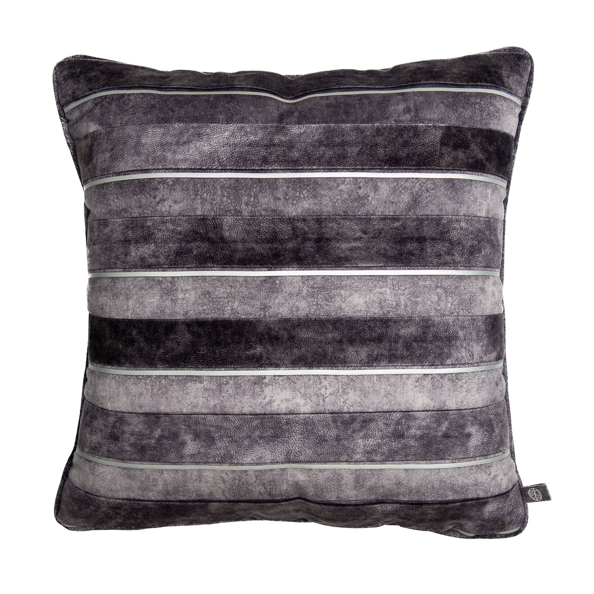 Horizontal Cojin - Plomo/Plata