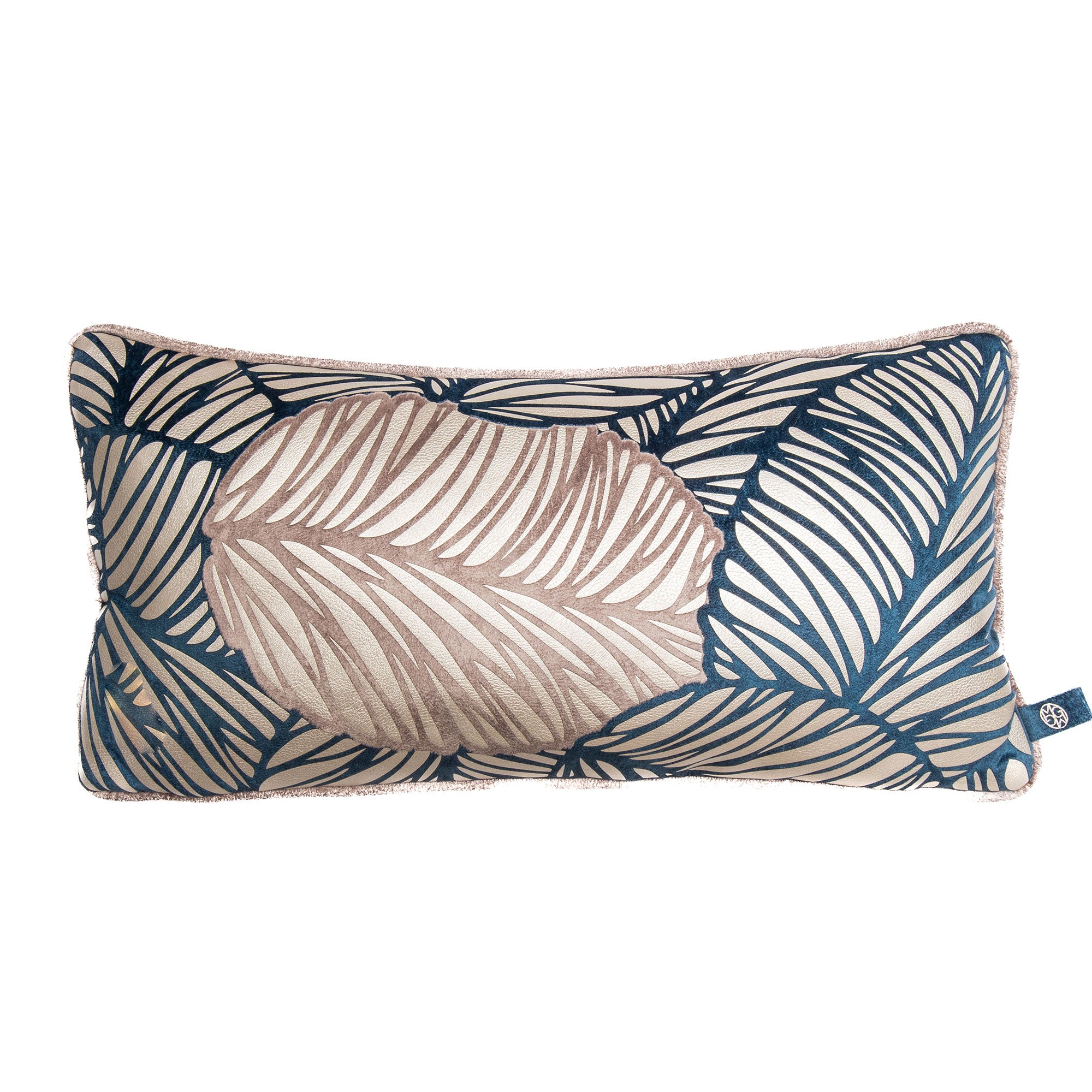 Palma Cojin - Indigo/Camel